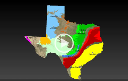 Major Aquifers of Texas