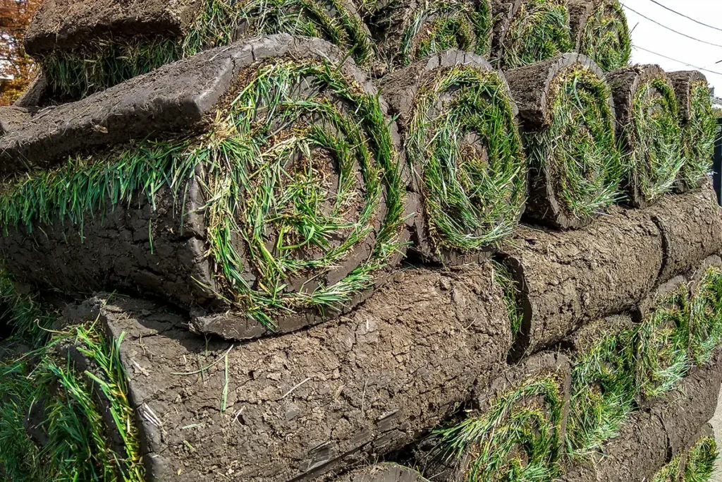 Stacked sod