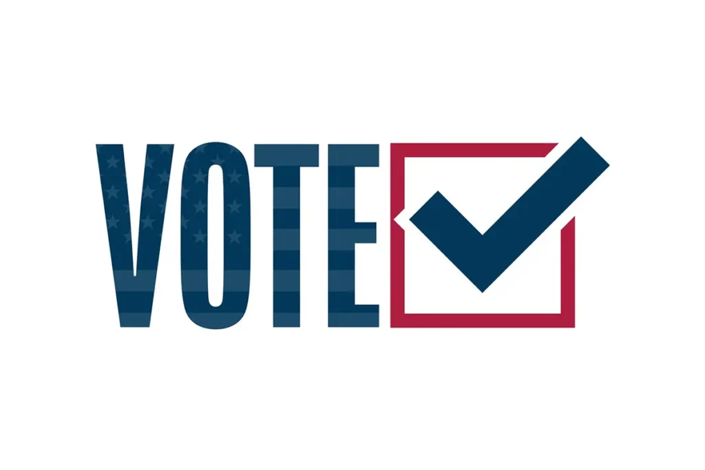 Vote with check mark