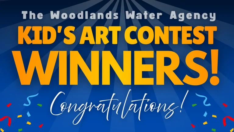 The Woodlands Water Agency Kids' Art Contest Winners