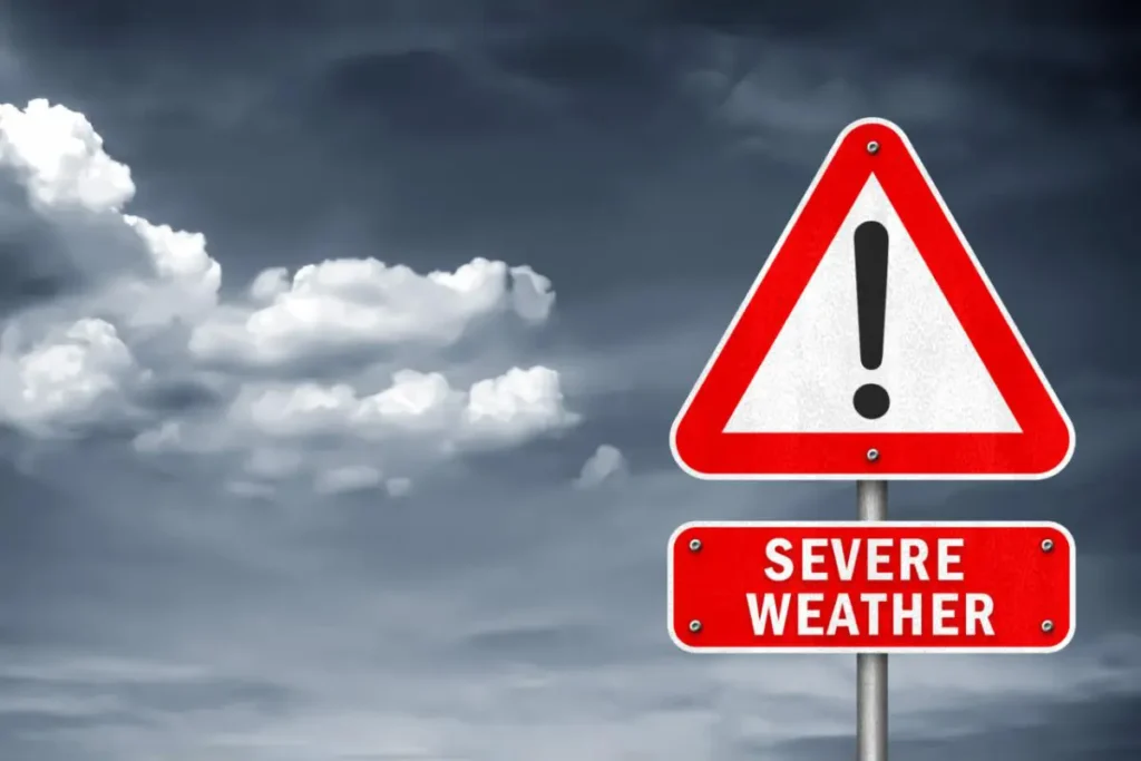 Severe weather alert